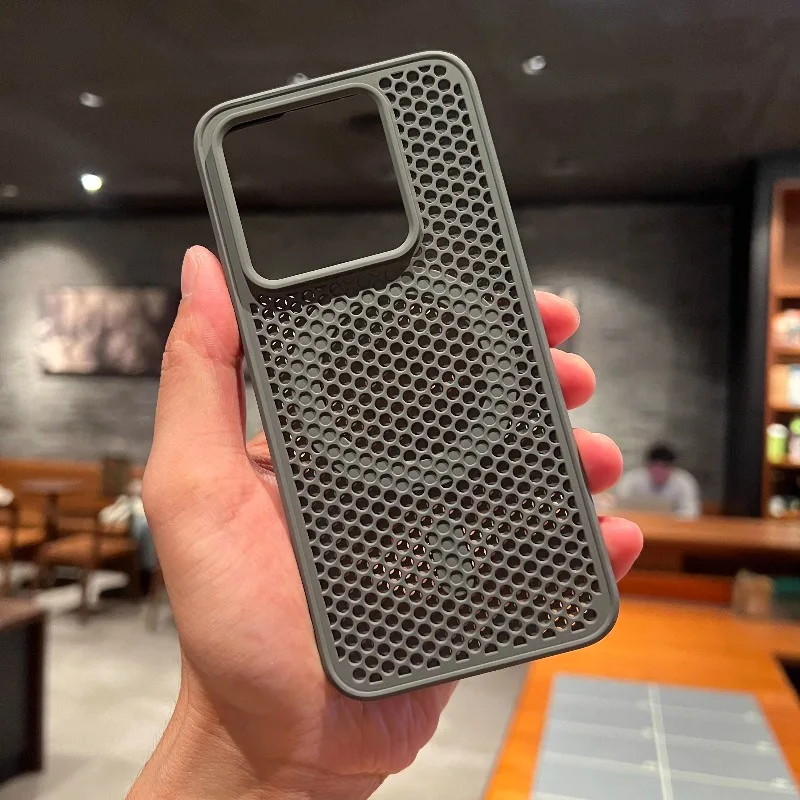Heat Dissipation Magnetic Case For Xiaomi 17 Case Honeycomb Vent Hole Wireless Charge Cover For Xiaomi Mi 17 Shell Shockproof