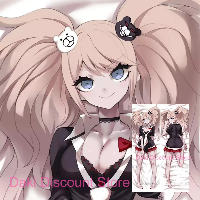 Dakimakura Enoshima Junko Anime Double Sided Print Life Size Body Pillow Cover Pillowcase