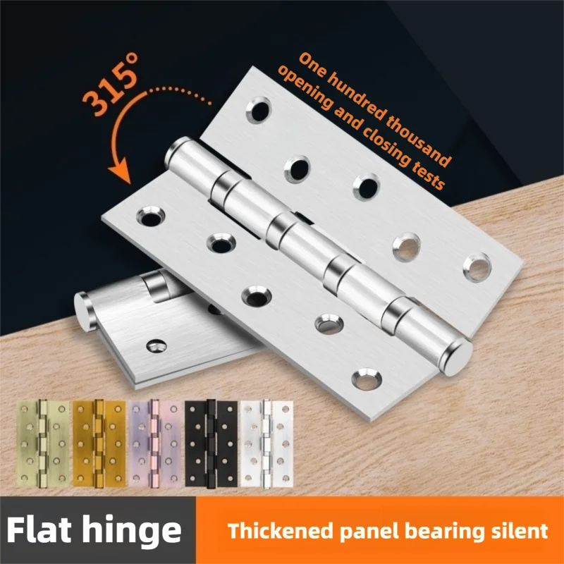 

Невесная петля из нержавеющей стали, дверь комнаты, 4-дюймовые подшипники, петли толщиной 3 мм, тяжелые двери, прочная несущая нагрузка, мебельная фурнитура из драгоценного камня