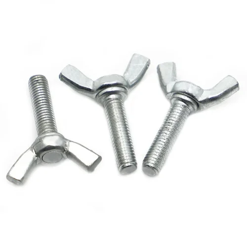 Imagen 1 del producto 1-10 Uds. De acero al carbono chapado en Zinc DIN316, perno de mariposa, perno de ala, tornillo de ala de pulgar, tornillo de apriete manual M3 M4 M5 M6 M8 M10 M12