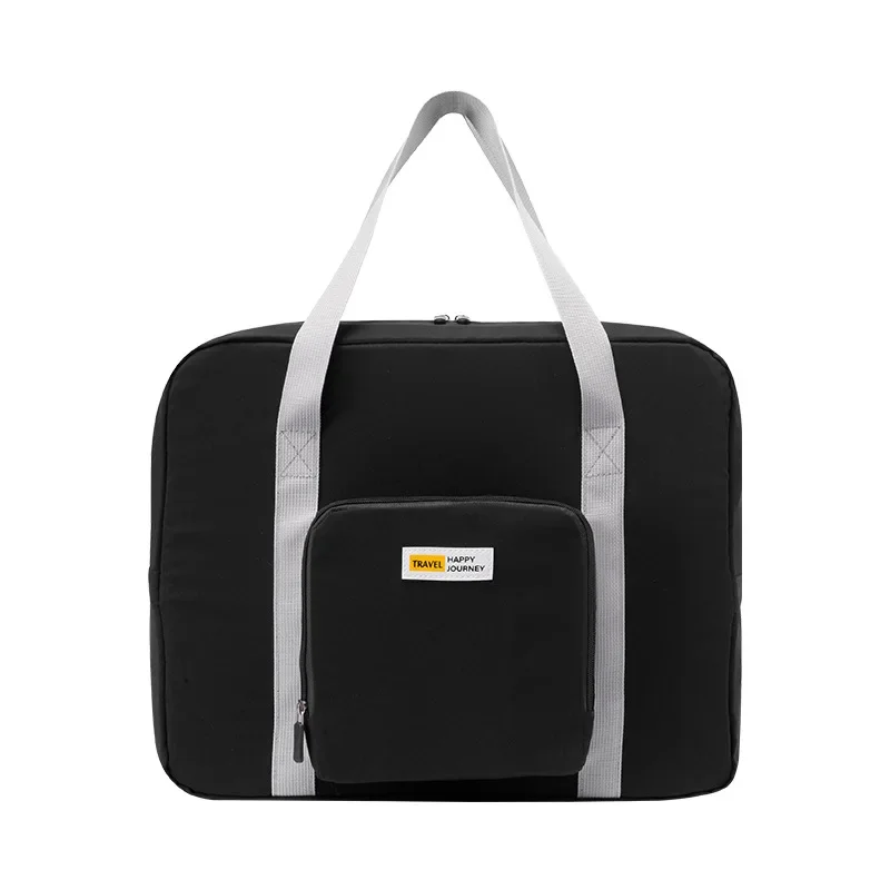 Bolsa grande de viaje plegable para hombre, bolso de mano impermeable para ropa de fin de semana, equipaje cosmético, estuche para poner en la carretilla, artículos organizadores