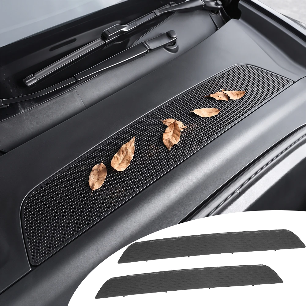 Car Air Inlet Vent Anti-Dust Mesh Filter Grille For Tesla Model Y 2021-2024 Insect Leaf Debris Block Protective Screen