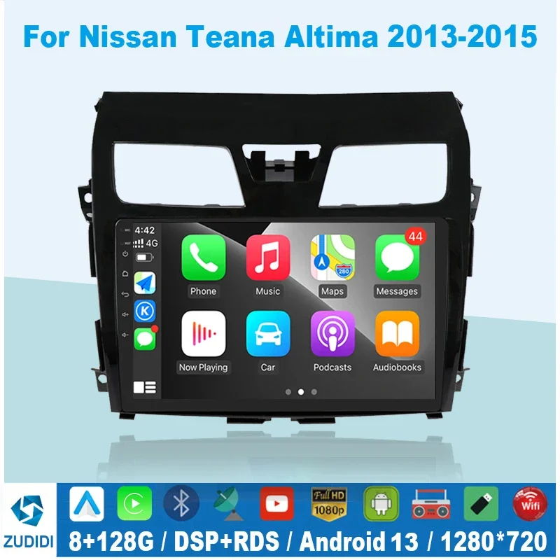 

Android 13 Car Video Navi Stereo Player For Nissan Teana Altima 2013 2014 2015 GPS Radio Multimedia Carplay DSP 4G Wifi BT QLED