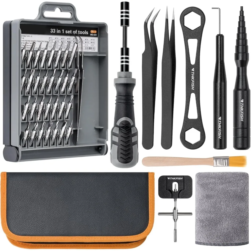 

Fishing Reel Maintenance Kit with Spool Pin Remover and Multi Bit Screwdriver Set
