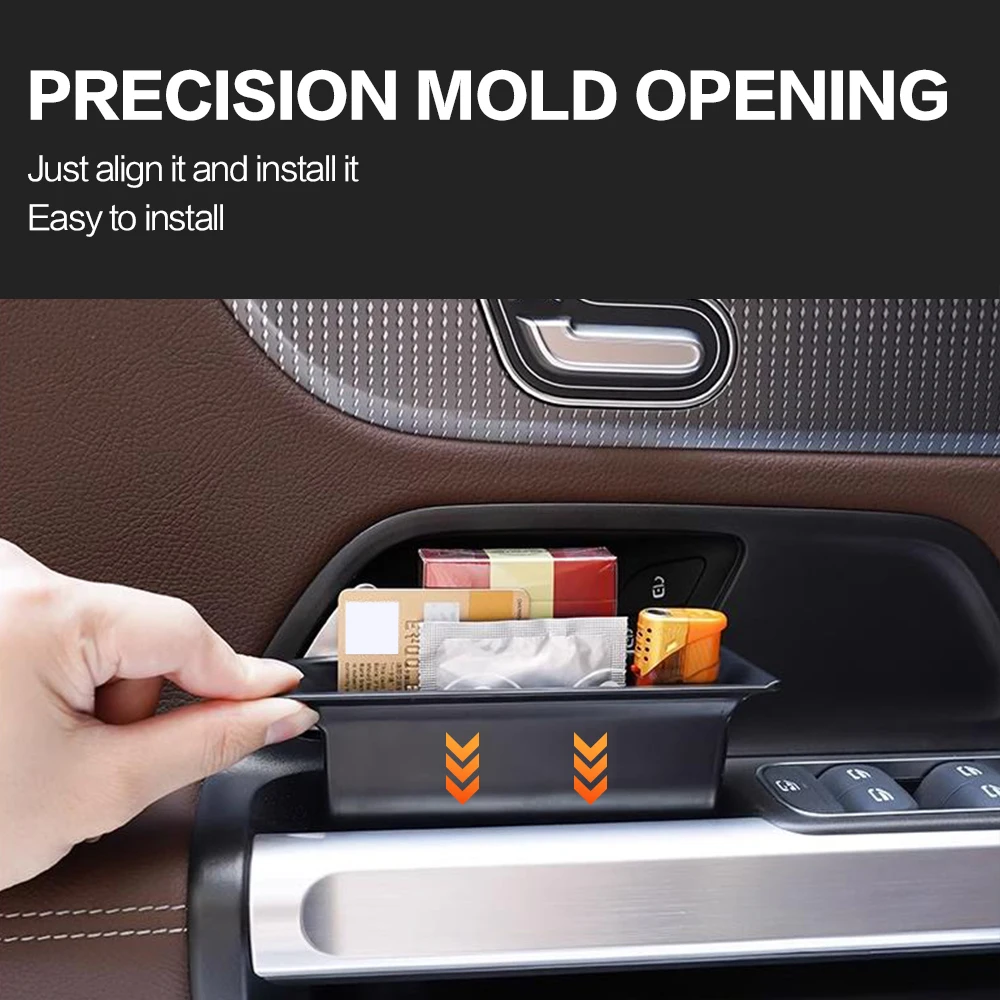 2X Car Door Storage Box Bag Handle Interior Accessory For Mercedes Benz W247 X247 H247 EQA EQB GLB B GLA Class 2020 - 2024 2023 view 6