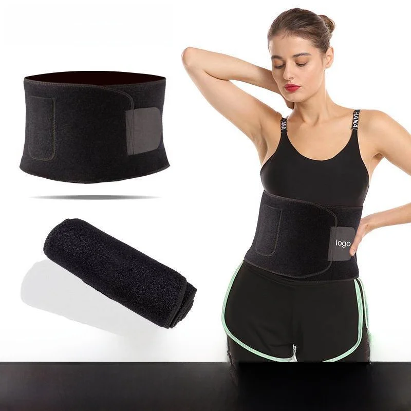

Спортивная защитная экипировка: пояс для поддержки талии, для йоги и бега, с карманами, из ткани OK, для домашнего ухода, для всего тела, спортивная одежда