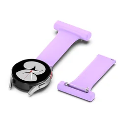 Universal 20mm Silicone Strap Nurse Pin Smart Watch Wristband For Samsung Huawei Honor Watch Ticwatch Smart Accessories