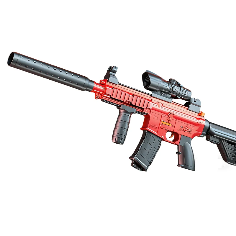 M416 Manual Lower Supply Bolt Soft Bullet Toy Gun Children'S Assault Rifle Single-Shot Submachine Gun 2025 Christmas Gift