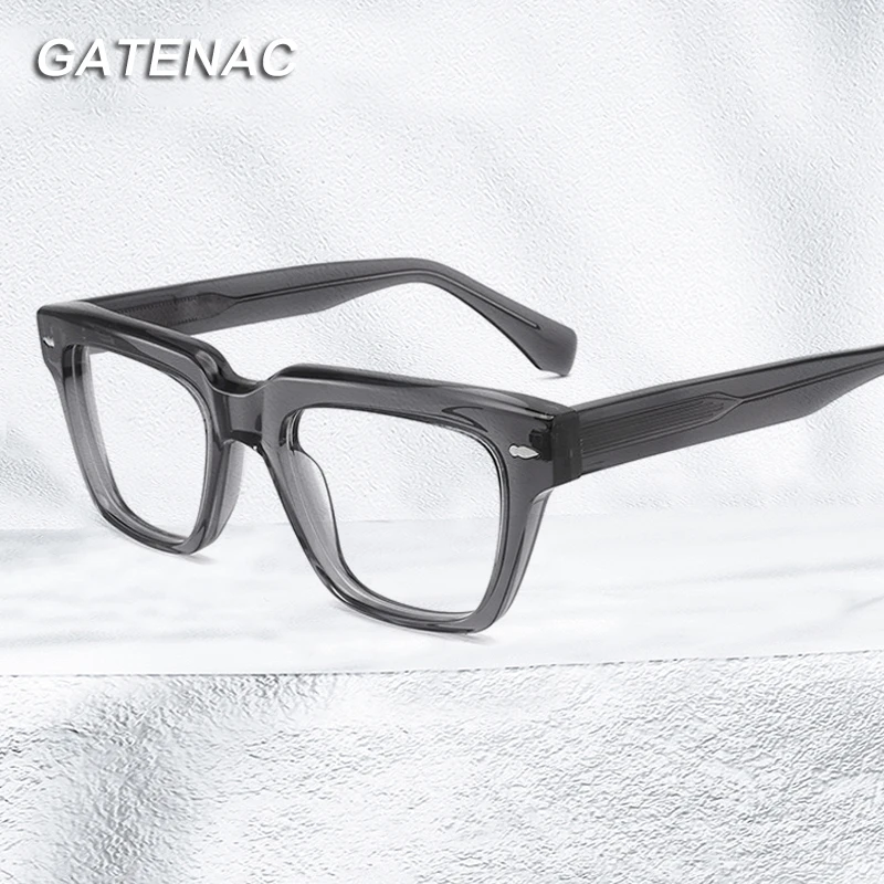 

2022 New Acetate Optical Eyeglasses Frame Men Vintage Myopia Prescription Glasses Women Luxury Brand Big Glasses Frame Eyewear