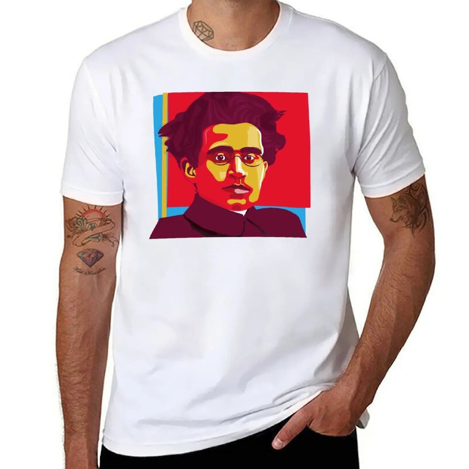 

Antonio Gramsci T-Shirt funny t shirts cotton man t shirt cotton t shirts designer T-Shirt