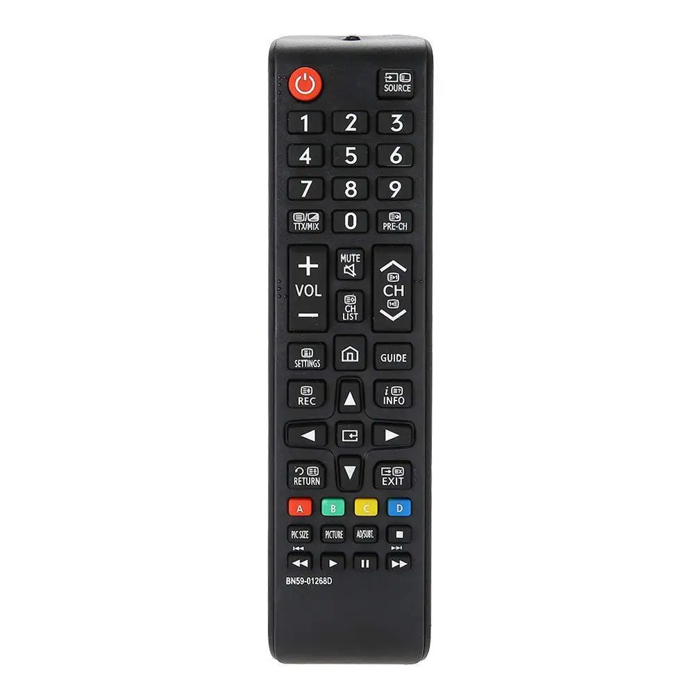BN59-01268D TV Remote Control Comfortable Grips Smart TV Controller Battery Powered Replacement Parts for Samsung TV UE40MU6103