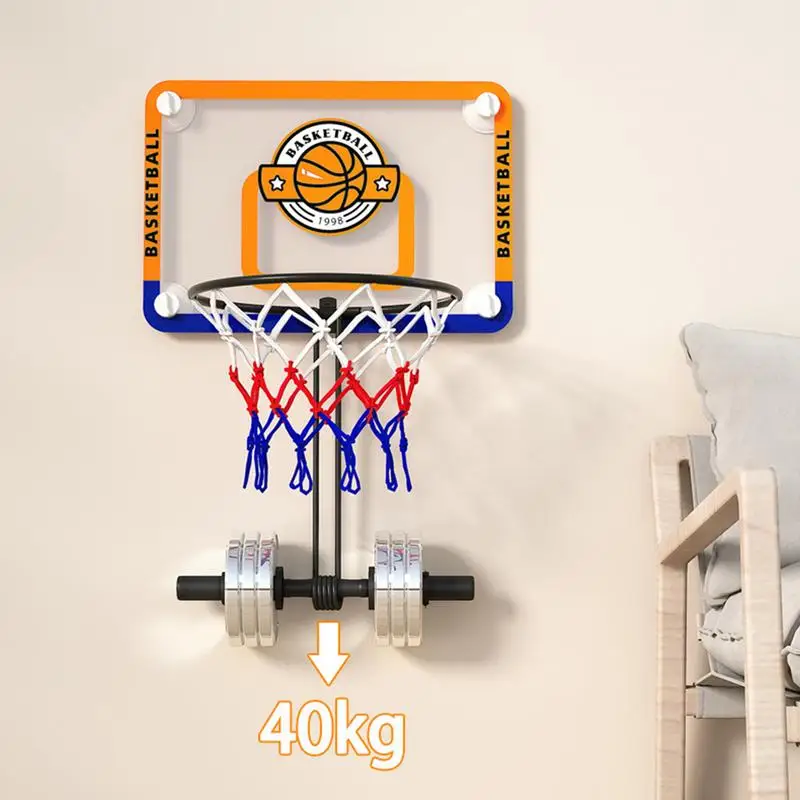 طوق كرة سلة مثبت على الحائط للأطفال ، لعبة قابلة للطي ، أطواق وأهداف ، غرفة نوم ، هدية للأولاد