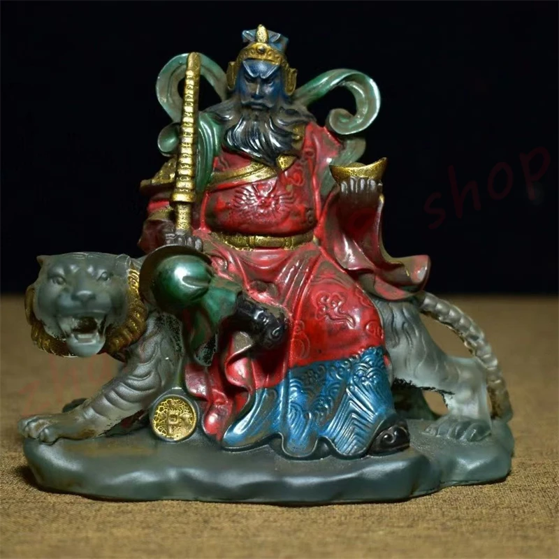 

Pure Copper Ornaments, Wu Caishen, Ancient Glass Craft, Home Decoration, Auspicious, Zhaocai