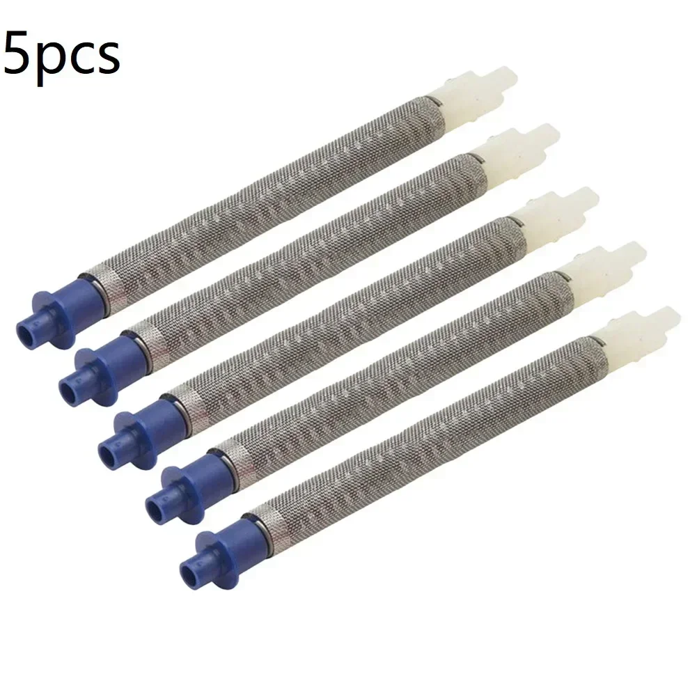 5pcs 60/100 Mesh Airless Paint Spraying Tool Filter Pump Guns Filters For Filter Paint Prevent Nozzle Blockage Tools