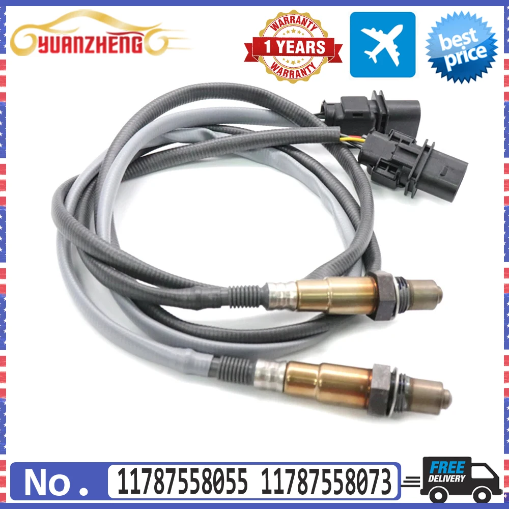 

Rear Upstream 2x Lambda Oxygen Sensor 11787558055 11787558073 For BMW 3 5 6 7 X1 130i 125i 323i 325i 523i 528i 530i Cyl 1-3 4-6