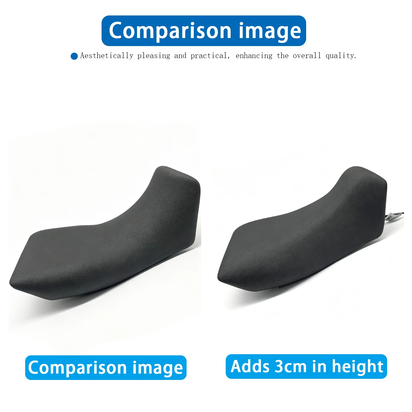 For VOGE DS625X DSX625 625DSX DS625 X DS X 625 DSX Original Main and Auxiliary Modified Low Seat Cushion to Reduce the Sitting