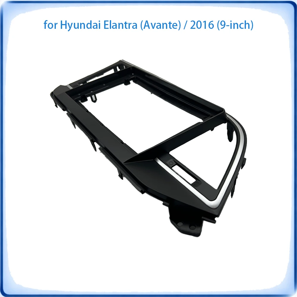 Car Radio Fascia Frame For Hyundai Elantra 2016 9 inch Wiring Harness Power Cable Car Accessories Plug & Play