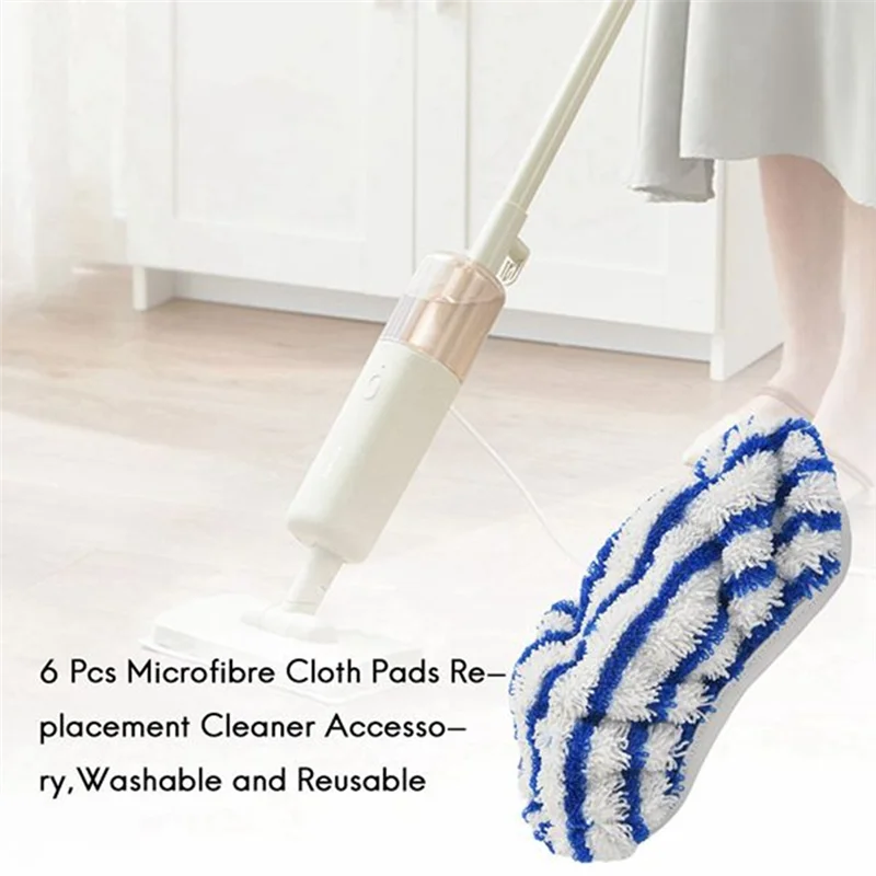 Microfibre Cloth Pads Replacement for Clean&Steam ZR005801 Cleaner Accessory,Washable and Reusable