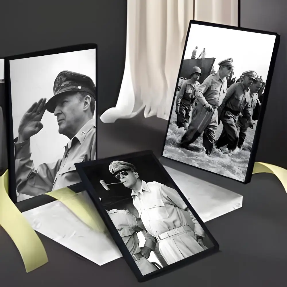 Military Figure Biography D-Douglas MacArthur Poster American Film Mural Home Childrens Room Wall Decor Print