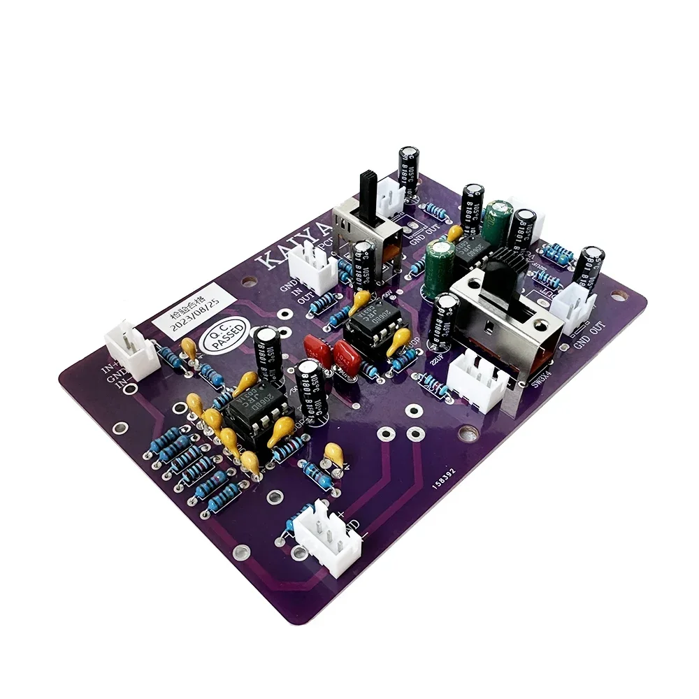 Nvarcher Two-channel Balanced Preamp Input Board Stereo Gain   BTL