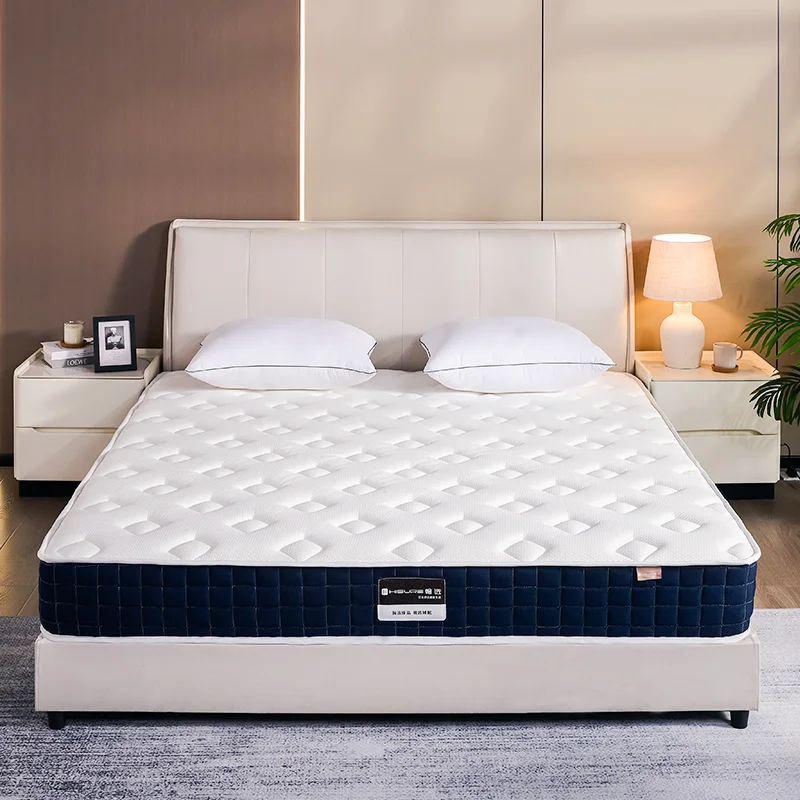 king Size Pure Natural Latex Compressed Mattress Bed with 100% Organic Materials and Anti Microbial Treatment