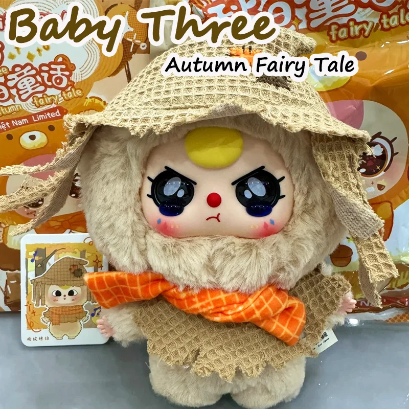 

Baby Three Autumn Fairy Tale Series, плюшевая слепая коробка, виниловая кукла, модные игрушки, рюкзак, подвеска, украшение, загадочная коробка, подарок на день рождения