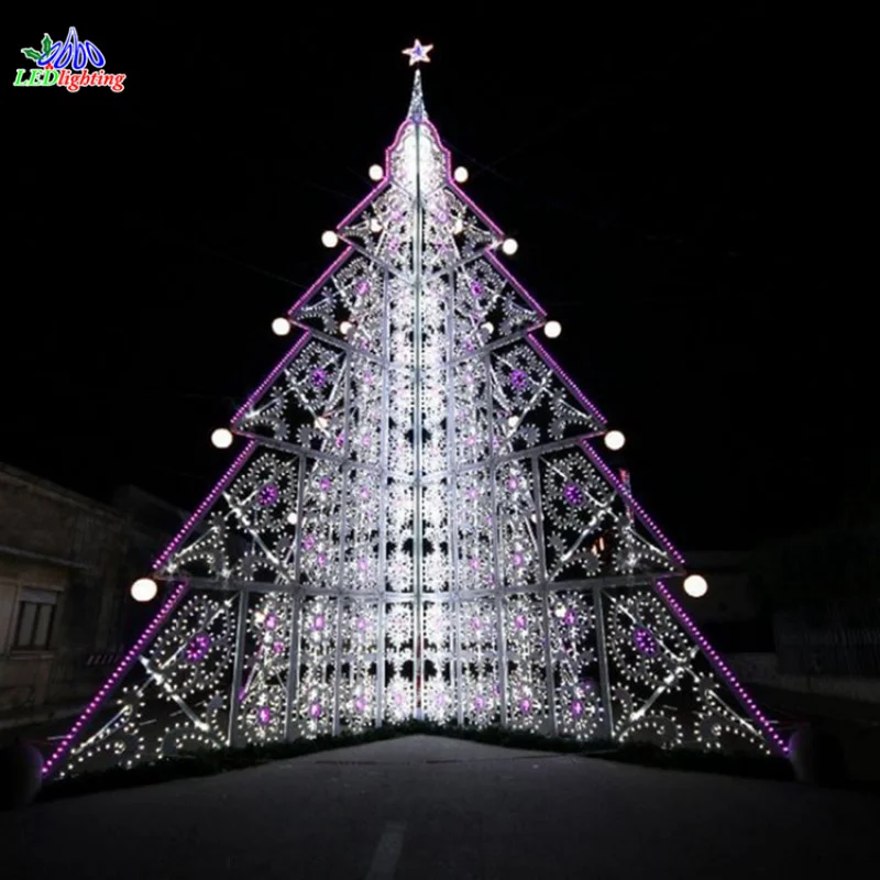 

Custom. IP65 Waterproof 20ft 30ft 40ft 50ft outdoor display led motif tree lights for Park decorations