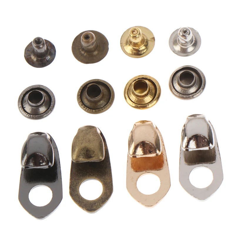 10set Shoe Lace Hooks Fittings Buckles with Rivets for Climb Hiking Shoes High Quality Durable