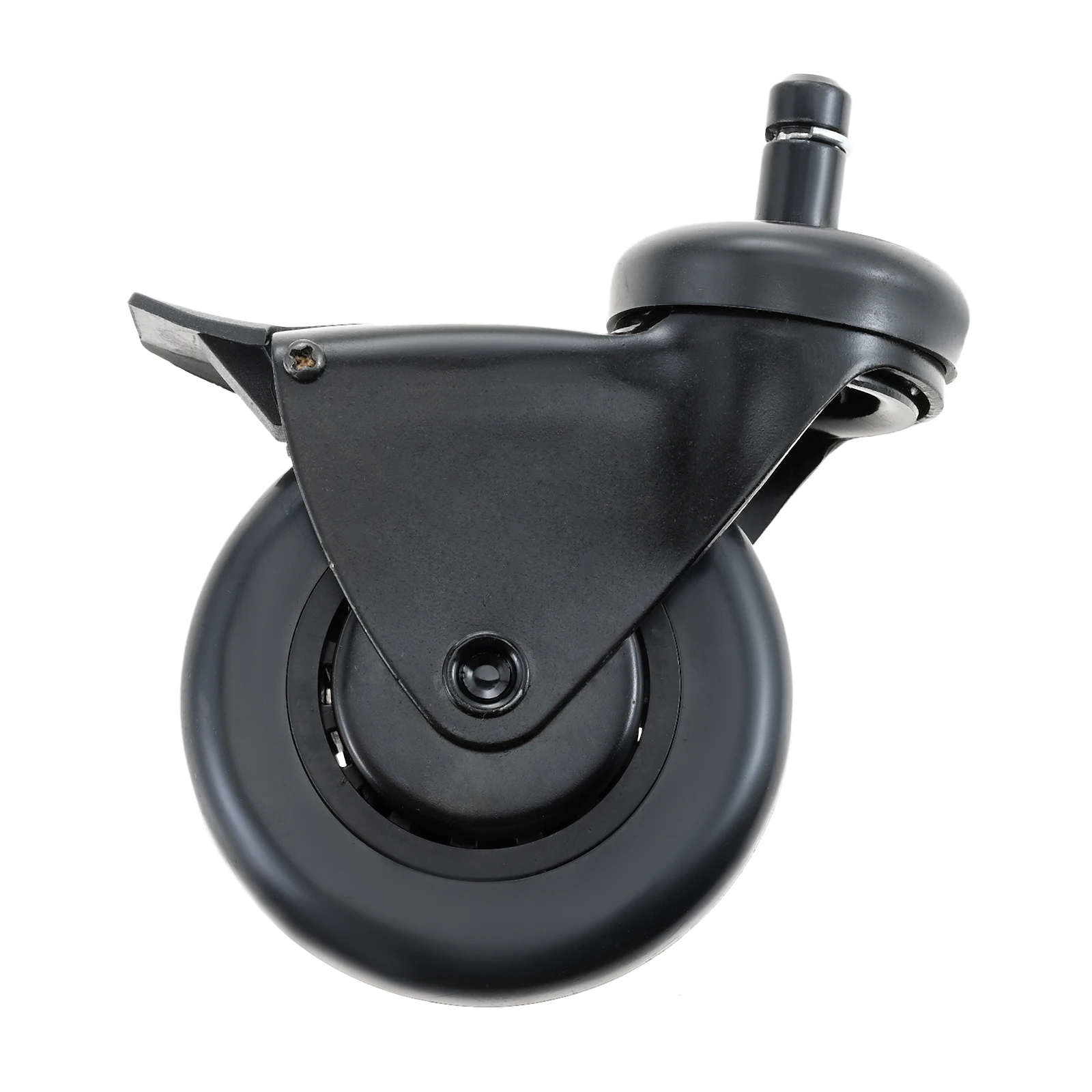 1 Pc 3-Inch Rubber Heavy-Duty Grill Wheels Locking Caster Design HDW302 For Traeger Timberline 1300 AC Century 885 Ironwood 650
