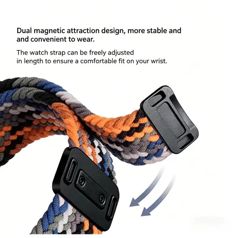 18mm Nylon-Elastikband für Casio AE1200/1300, magnetisches, atmungsaktives Armband für F91W/W218/F108/A159 A158 A168 A169, geflochtenes Band – Detail 13