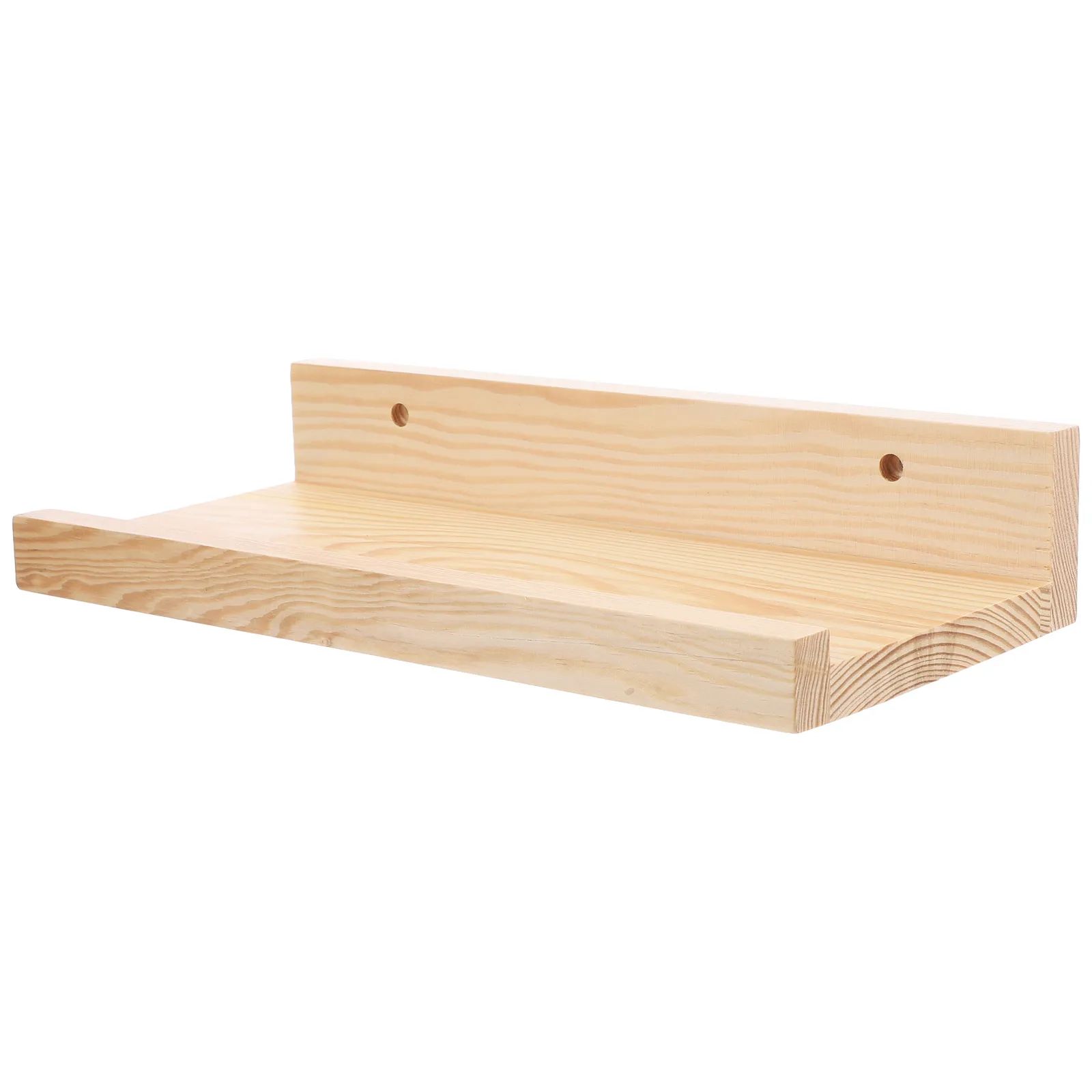 

Solid Wood Shelves 30CMx14CM Floating Wall Shelf Kitchen Bathroom Storage Rack Living Room Organizer Wooden Decor Holder Small
