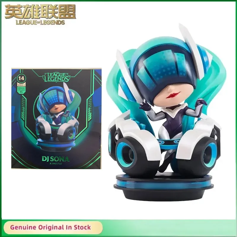 

Original League of Legends DJ Sona Buvelle Maven of The Strings Game Action Figures Model Collectibles Desktop Ornaments