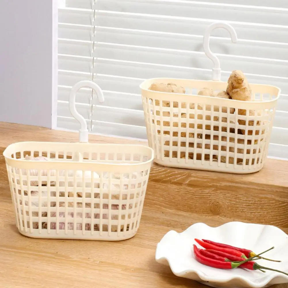 Storage Basket for Kitchen Storage Basket Kitchen Wall Hanging Storage Basket Set for Onions Ginger Garlic 2pcs for Home