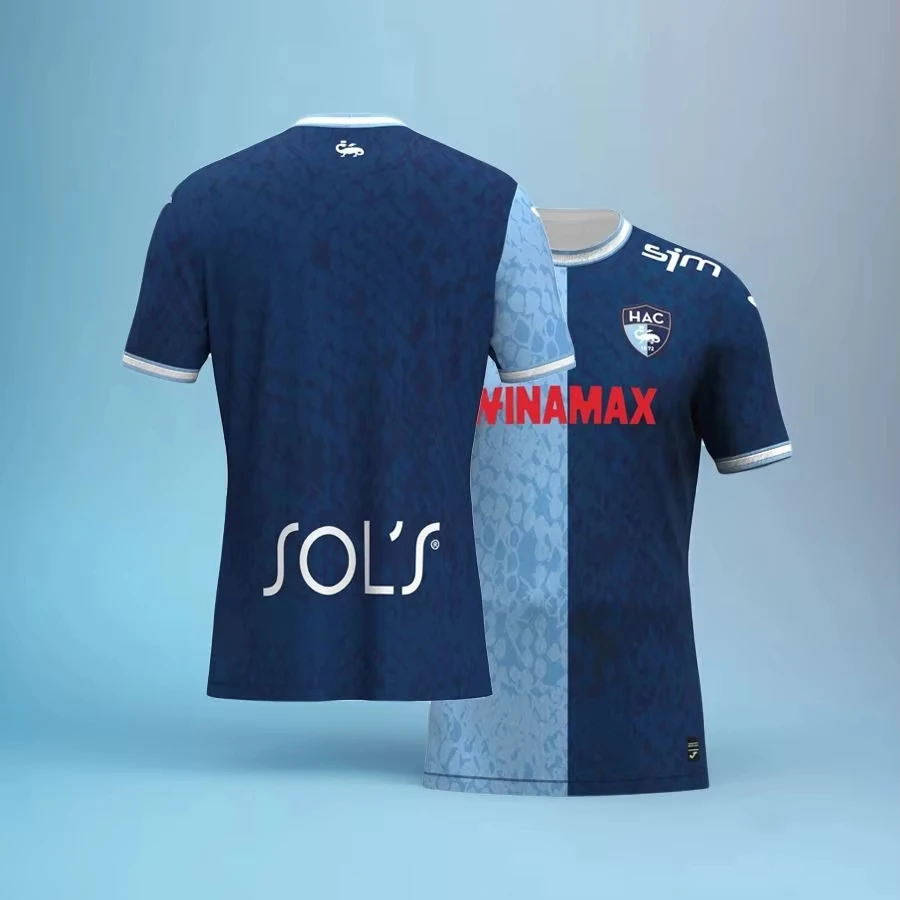 

2025 Casual Daily T Shirt Men Women Clothes Le Havre Football Jersey Breathable Quick Dry Oversized Durable Elastic Shirt