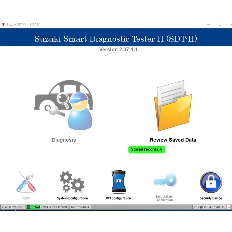 MTS 65-16 Diagnose Scanner for suzu-ki Programmer Anti-theft Special Tool Is Compatible With The SDT-II Software