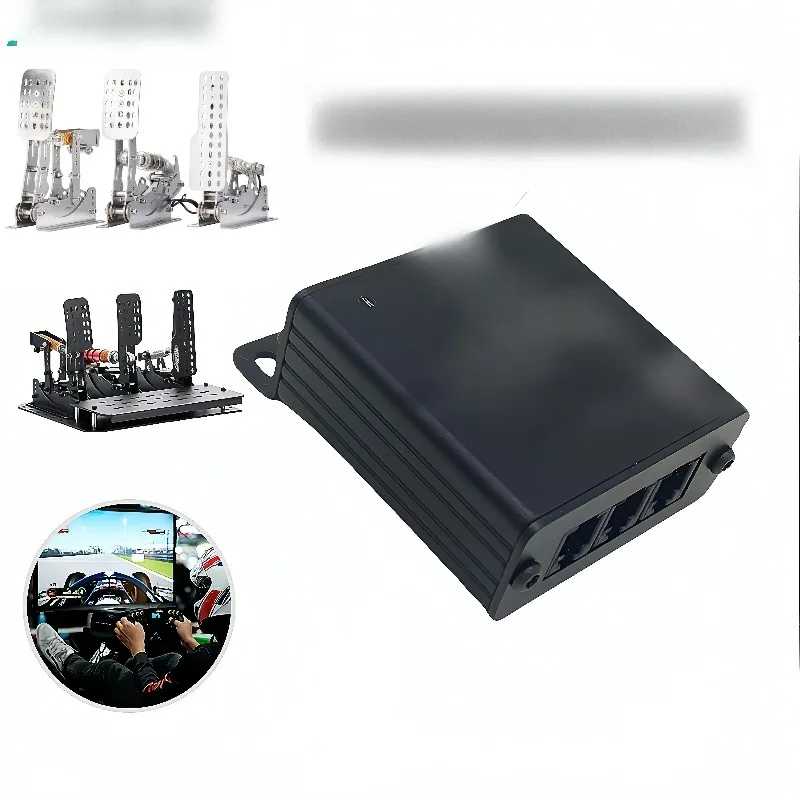 

Racing Steering Wheel and Pedals for Pc Lntelligent Control Box