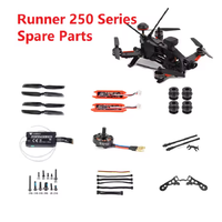 Spare Parts List For  Walkera Runner 250 Racing RC Drone Spare Parts Receiver Fixed Plate Shoulder Bag Light