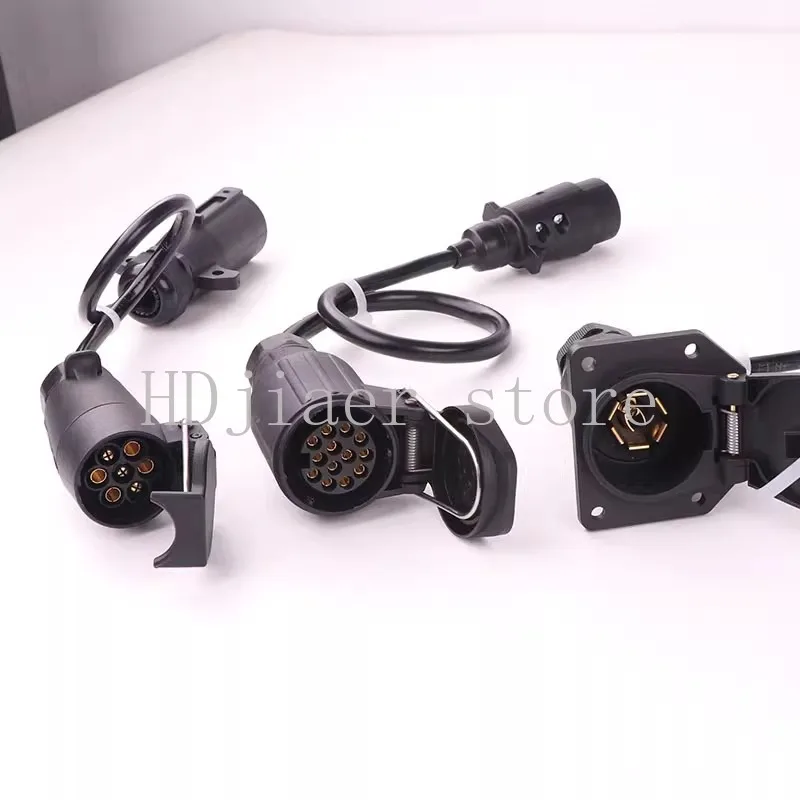 Trailer adapter cable, the expert in converting taillight signal and power for American 7-pin towed caravans