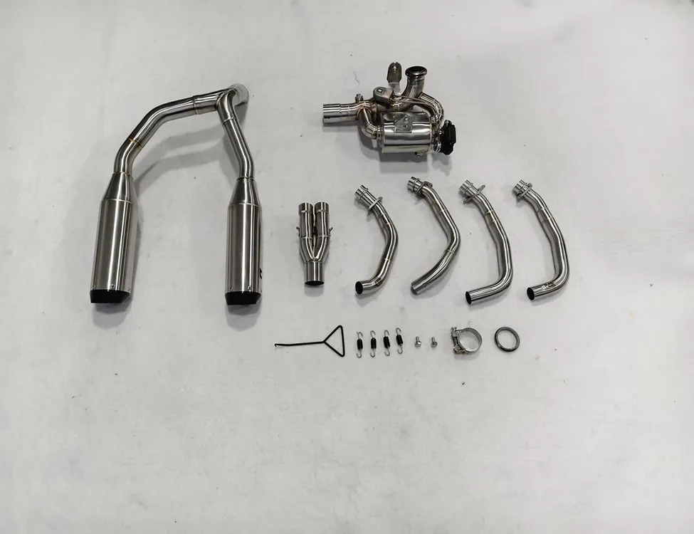 

Motorcycle Accessories Performance Titanium Stainless Steel Carbon Fibre Exhaust Pipe System Parts for CFMOTO 500SR