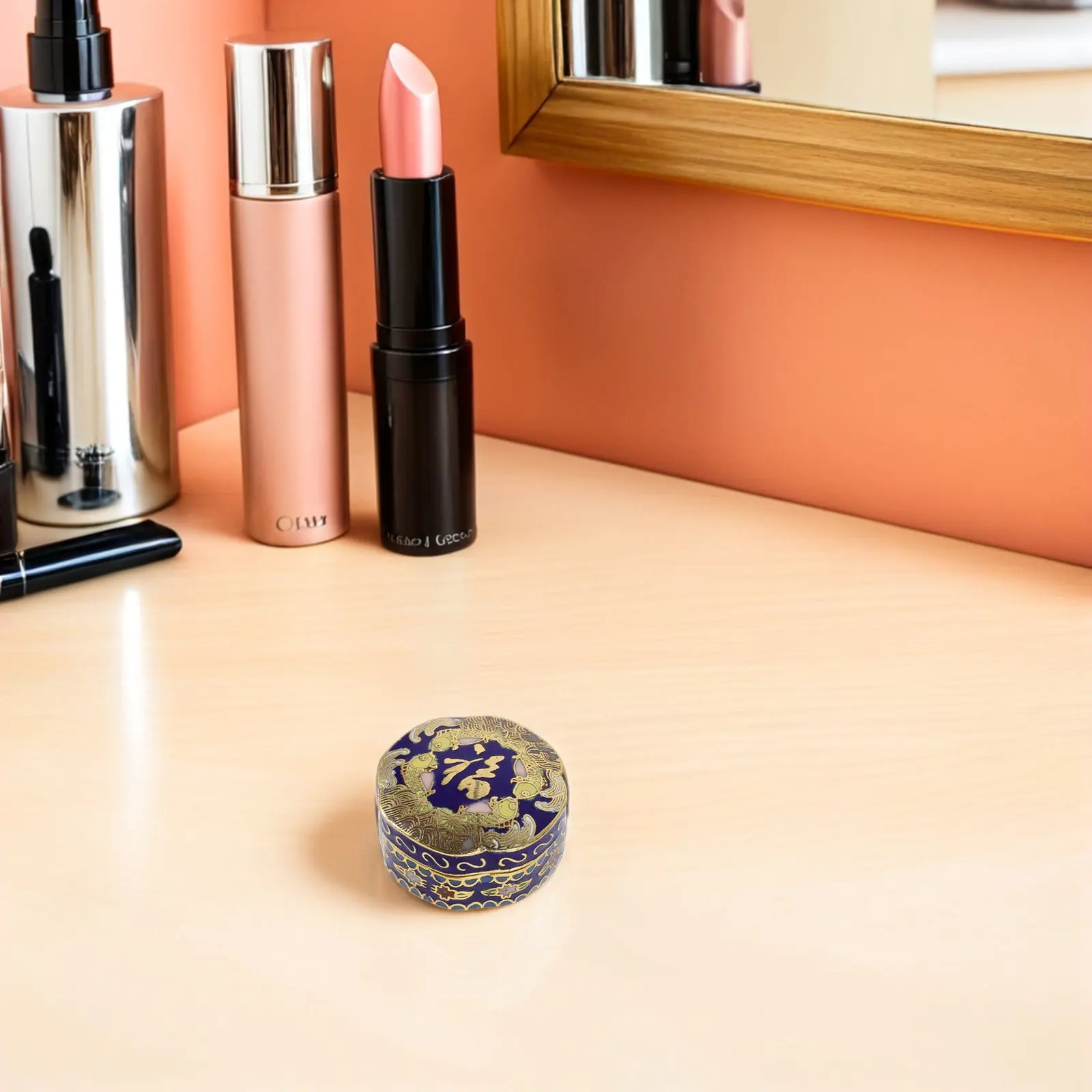 

Европейская винтажная эмалированная шкатулка для украшений, маленькая круглая металлическая шкатулка для хранения колец, серег, ожерелий, для путешествий, повседневного использования, декоративная