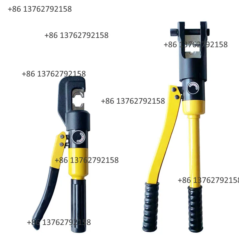 YQK-70 Integral Portable Hydraulic Crimping Pliers, 6 Ton High Pressure Cable Crimping Tool Equipped With Complete Crimping Dies
