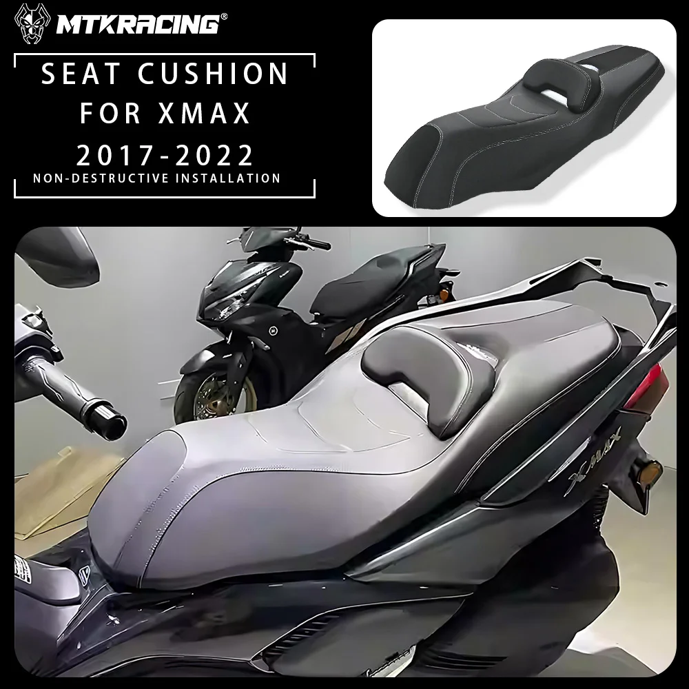 

For YAMAHA XMAX 2017-2022 Motorcycle one Piece Seat Cushion Waist Cushion Waterproof Seat Cushion