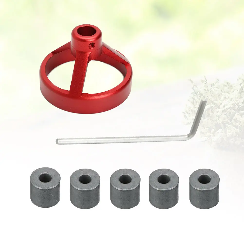 7Pcs Metal Drill Guide Set Woodworking Hole Puncher Precise Positioning Drilling Fixture for Accurate Alignment in Carpentry