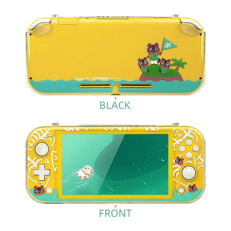 DATA FROG Animal Hard Protective Case For Switch Lite Console Transparent Protection Shell Cover for NS Switch lite