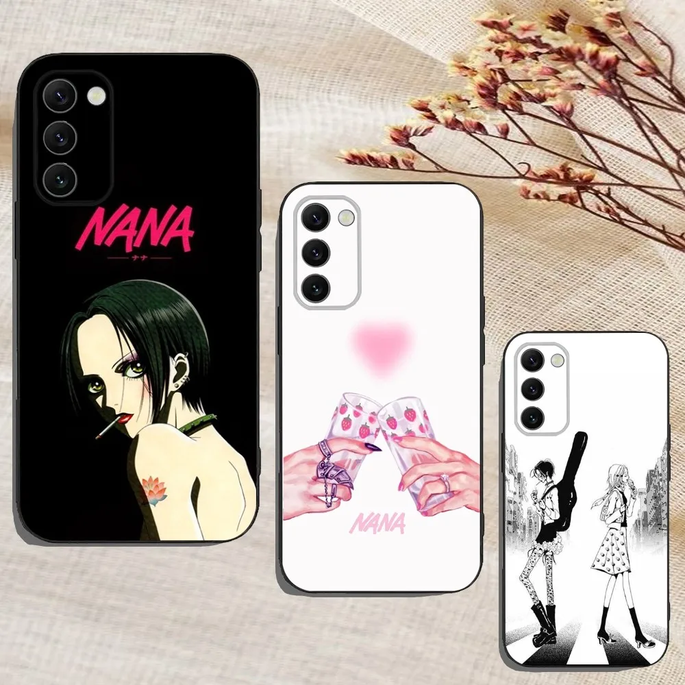 Cartoon Anime Oosaki N-Nana Phone Case For Samsung Galaxy A13,A21s,A22,A31,A32,A52,A53,A71,A80,A91 Soft Black Cover