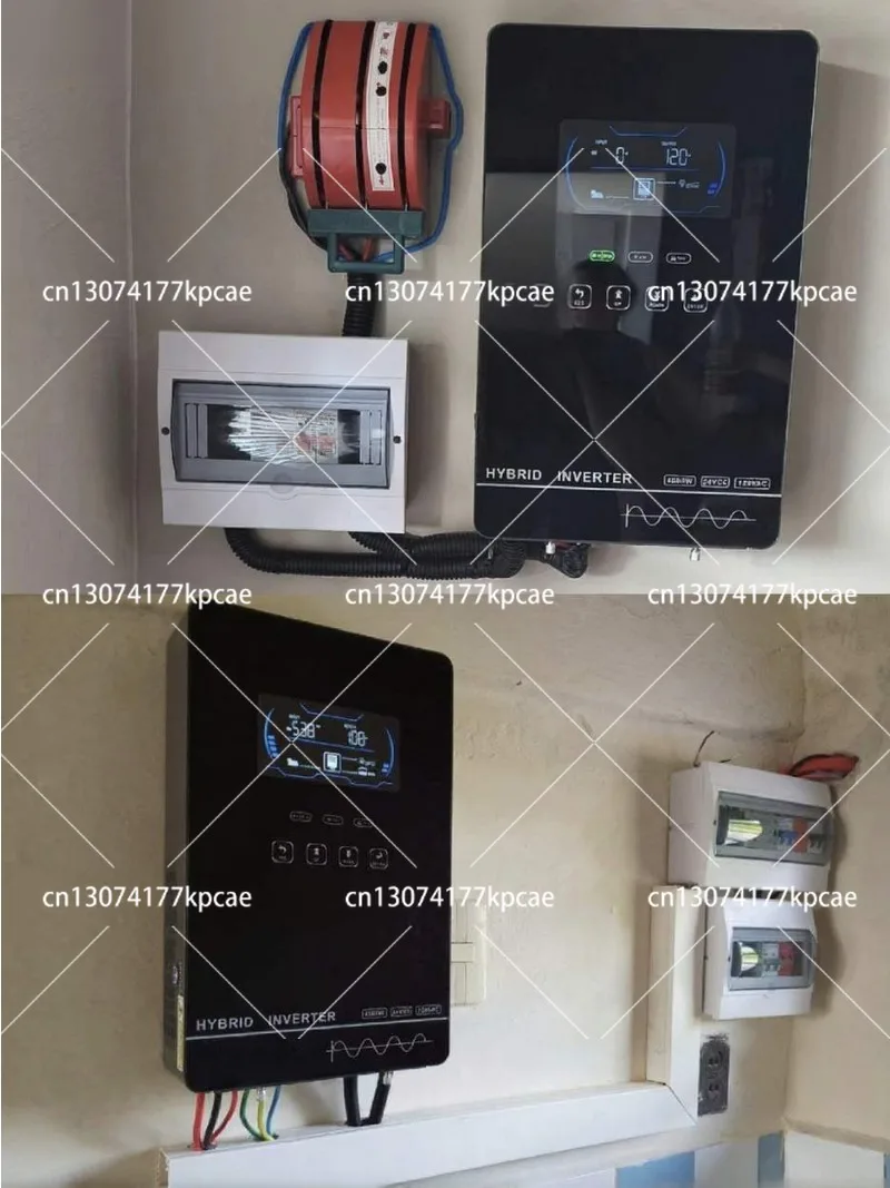 Ships in 10 units 4KW 110V 120V Hybrid Solar Inverter 24V 140A MPPT Charger Pure Sine Wave Home Inverter 6.25 Inch LCD Display