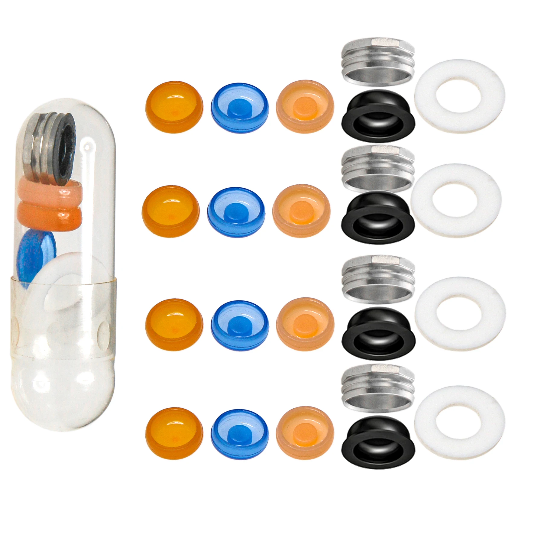 

Dental Implant Strong Retentive Caps Overdenture Attachment Abutments Dental Metal Housing KIT