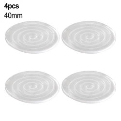 4pcs Round Square Anti Vibration Pads Washing Machine Silicone Feet Mat Furniture Cabinet Chair Leg Anti-Slip 40/60/80mm