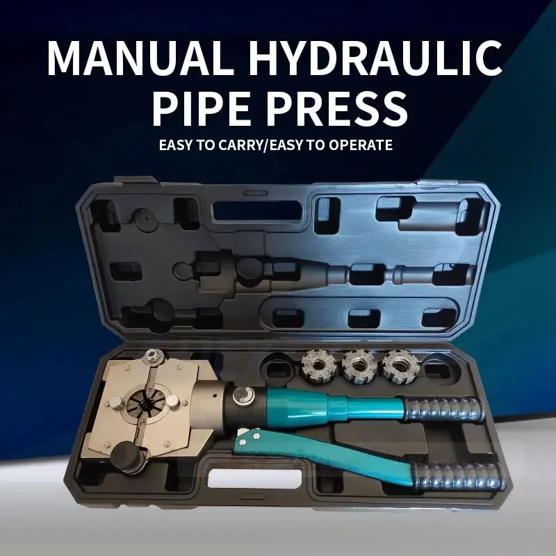 Air Conditioning System Pipeline Crimping Tool Manual Hydraulic Crimping Tool For Hose Advanced Repair Pipe Head Press Machine