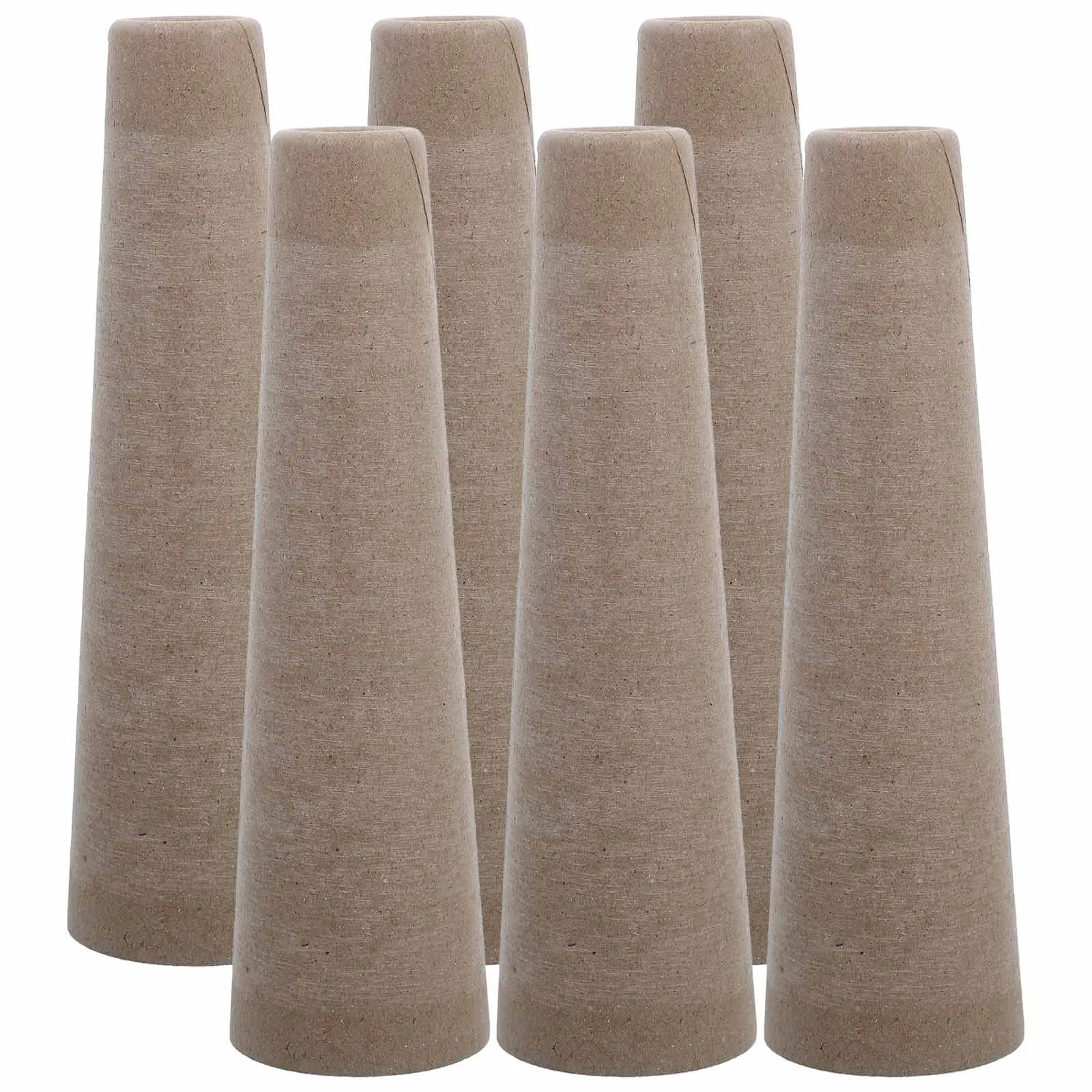 

6pcs Yarn Paper Tube Core Spool Knitter Bobbin Crochet Winder Large Capacity Light Hand Knitting Supply Weaving